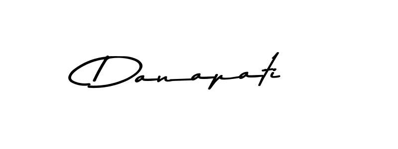 Create a beautiful signature design for name Danapati. With this signature (Asem Kandis PERSONAL USE) fonts, you can make a handwritten signature for free. Danapati signature style 9 images and pictures png