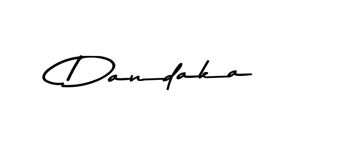 The best way (Asem Kandis PERSONAL USE) to make a short signature is to pick only two or three words in your name. The name Dandaka include a total of six letters. For converting this name. Dandaka signature style 9 images and pictures png