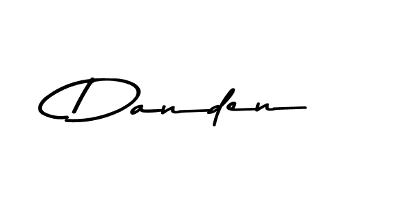 Danden stylish signature style. Best Handwritten Sign (Asem Kandis PERSONAL USE) for my name. Handwritten Signature Collection Ideas for my name Danden. Danden signature style 9 images and pictures png