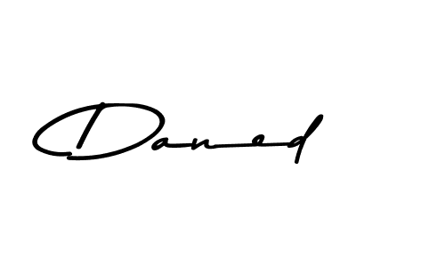 if you are searching for the best signature style for your name Daned. so please give up your signature search. here we have designed multiple signature styles  using Asem Kandis PERSONAL USE. Daned signature style 9 images and pictures png