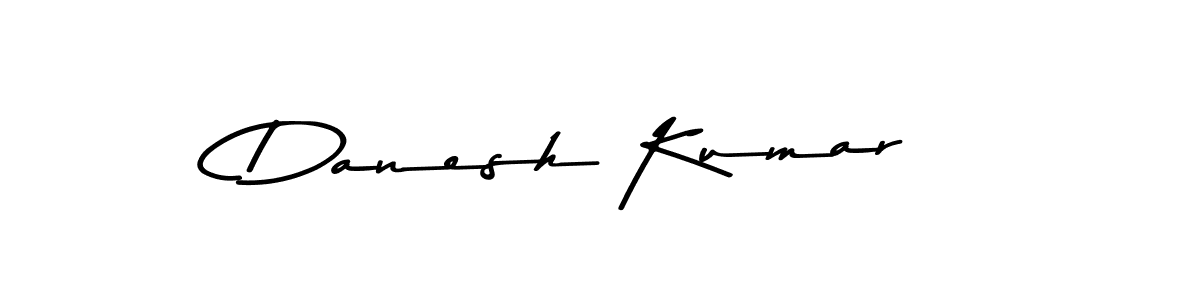 How to make Danesh Kumar name signature. Use Asem Kandis PERSONAL USE style for creating short signs online. This is the latest handwritten sign. Danesh Kumar signature style 9 images and pictures png