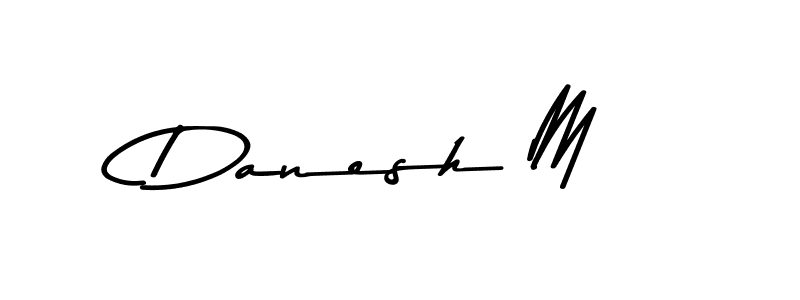 You should practise on your own different ways (Asem Kandis PERSONAL USE) to write your name (Danesh M) in signature. don't let someone else do it for you. Danesh M signature style 9 images and pictures png