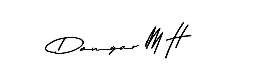 This is the best signature style for the Dangar M H name. Also you like these signature font (Asem Kandis PERSONAL USE). Mix name signature. Dangar M H signature style 9 images and pictures png