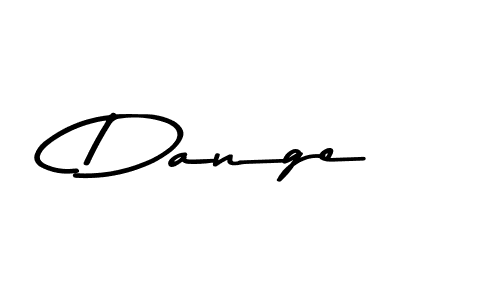 How to make Dange name signature. Use Asem Kandis PERSONAL USE style for creating short signs online. This is the latest handwritten sign. Dange signature style 9 images and pictures png