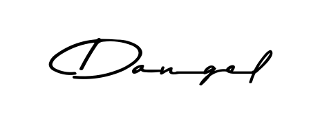 An effortless, minimalist signature concept for Dangel using Asem Kandis PERSONAL USE design. Clean lines that look great on any document. Dangel signature style 9 images and pictures png