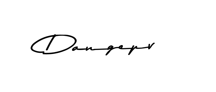 Create a beautiful signature design for name Dangepv. With this signature (Asem Kandis PERSONAL USE) fonts, you can make a handwritten signature for free. Dangepv signature style 9 images and pictures png