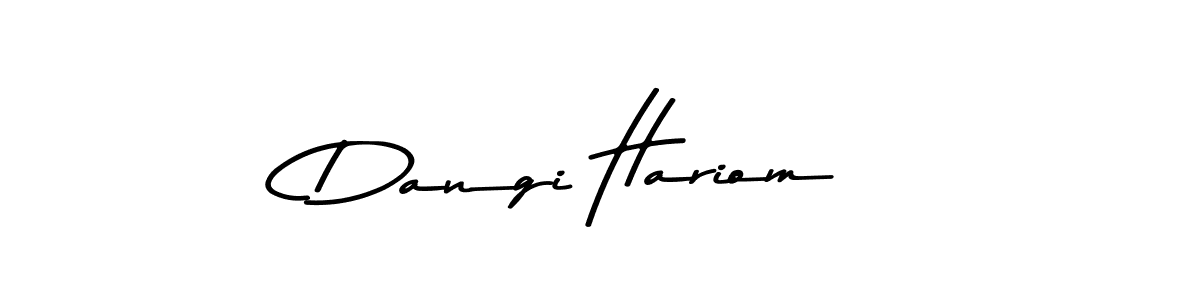 Dangi Hariom stylish signature style. Best Handwritten Sign (Asem Kandis PERSONAL USE) for my name. Handwritten Signature Collection Ideas for my name Dangi Hariom. Dangi Hariom signature style 9 images and pictures png
