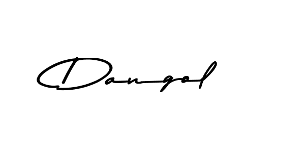 How to make Dangol name signature. Use Asem Kandis PERSONAL USE style for creating short signs online. This is the latest handwritten sign. Dangol signature style 9 images and pictures png