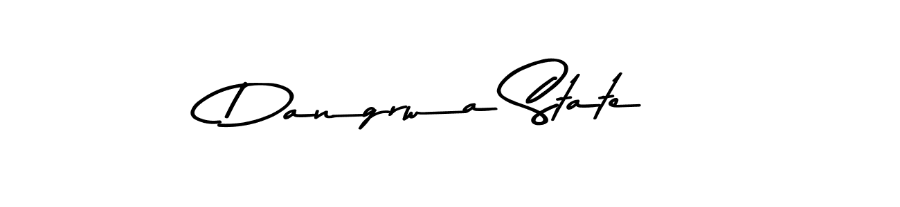 Asem Kandis PERSONAL USE is a professional signature style that is perfect for those who want to add a touch of class to their signature. It is also a great choice for those who want to make their signature more unique. Get Dangrwa State name to fancy signature for free. Dangrwa State signature style 9 images and pictures png