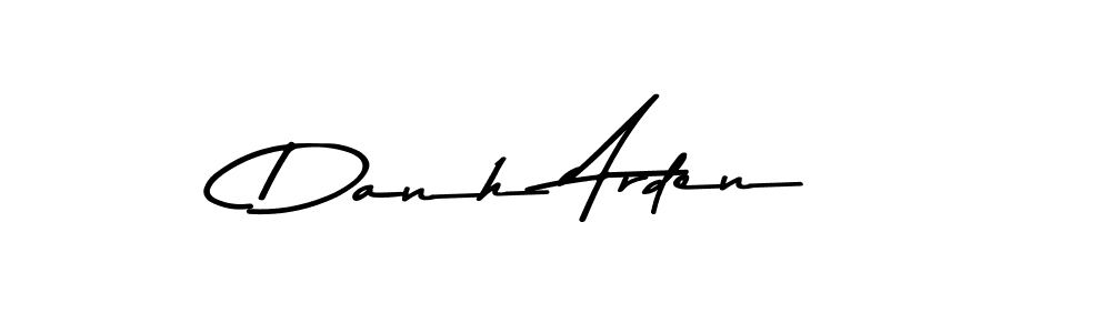How to make Danh Arden signature? Asem Kandis PERSONAL USE is a professional autograph style. Create handwritten signature for Danh Arden name. Danh Arden signature style 9 images and pictures png