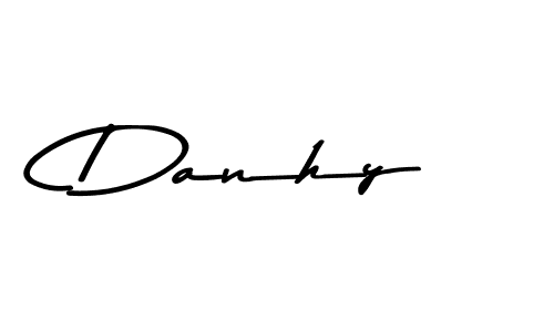 Danhy stylish signature style. Best Handwritten Sign (Asem Kandis PERSONAL USE) for my name. Handwritten Signature Collection Ideas for my name Danhy. Danhy signature style 9 images and pictures png