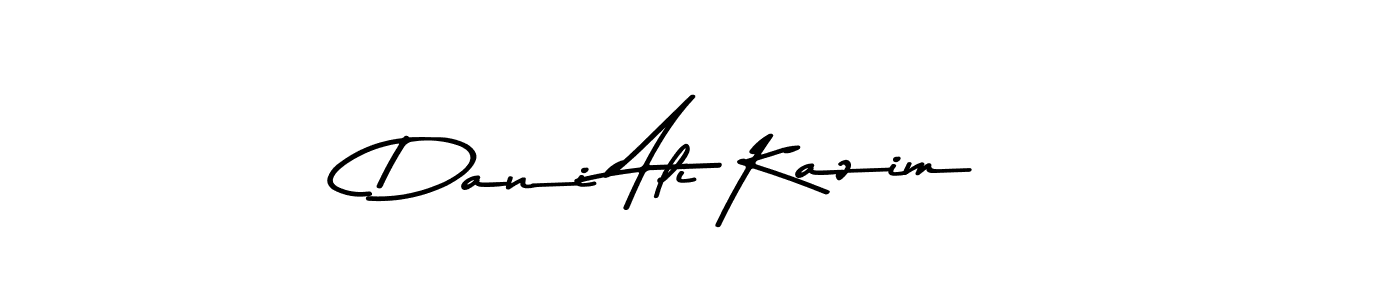 Similarly Asem Kandis PERSONAL USE is the best handwritten signature design. Signature creator online .You can use it as an online autograph creator for name Dani Ali Kazim. Dani Ali Kazim signature style 9 images and pictures png