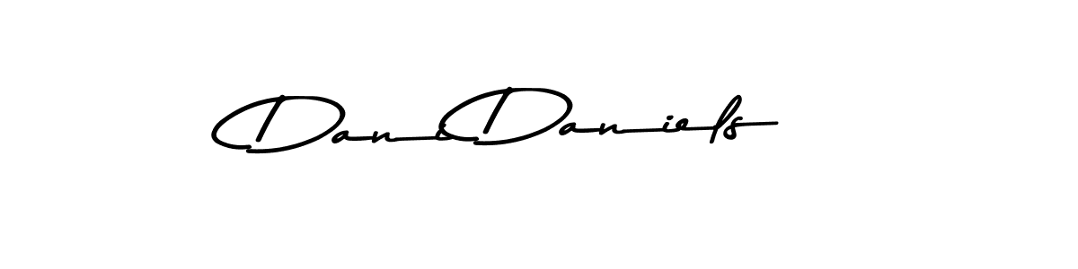 You should practise on your own different ways (Asem Kandis PERSONAL USE) to write your name (Dani Daniels) in signature. don't let someone else do it for you. Dani Daniels signature style 9 images and pictures png
