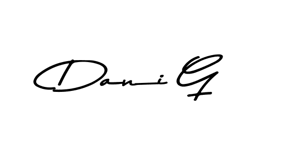 Use a signature maker to create a handwritten signature online. With this signature software, you can design (Asem Kandis PERSONAL USE) your own signature for name Dani G. Dani G signature style 9 images and pictures png