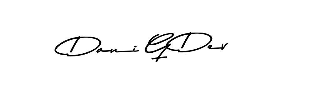 Design your own signature with our free online signature maker. With this signature software, you can create a handwritten (Asem Kandis PERSONAL USE) signature for name Dani G Dev. Dani G Dev signature style 9 images and pictures png