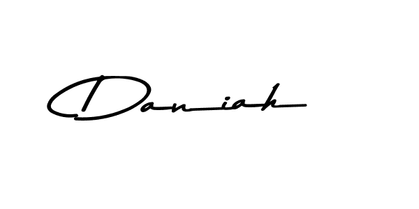 Daniah stylish signature style. Best Handwritten Sign (Asem Kandis PERSONAL USE) for my name. Handwritten Signature Collection Ideas for my name Daniah. Daniah signature style 9 images and pictures png