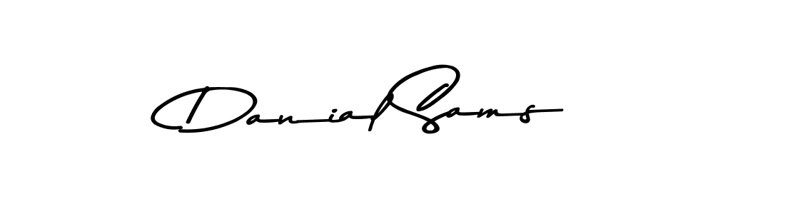 Design your own signature with our free online signature maker. With this signature software, you can create a handwritten (Asem Kandis PERSONAL USE) signature for name Danial Sams. Danial Sams signature style 9 images and pictures png