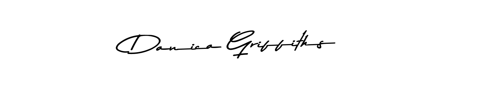 Danica Griffiths stylish signature style. Best Handwritten Sign (Asem Kandis PERSONAL USE) for my name. Handwritten Signature Collection Ideas for my name Danica Griffiths. Danica Griffiths signature style 9 images and pictures png