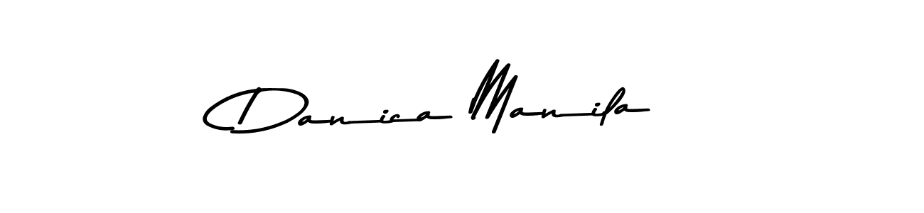 How to make Danica Manila signature? Asem Kandis PERSONAL USE is a professional autograph style. Create handwritten signature for Danica Manila name. Danica Manila signature style 9 images and pictures png