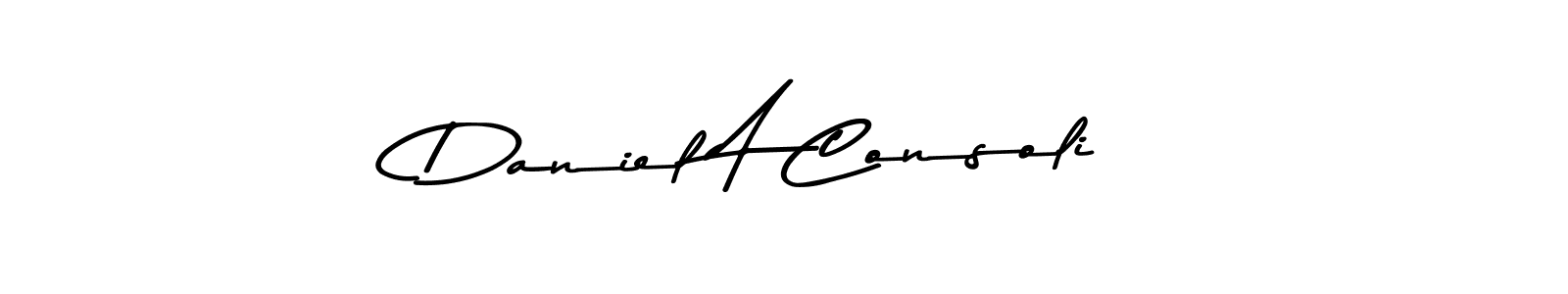 Design your own signature with our free online signature maker. With this signature software, you can create a handwritten (Asem Kandis PERSONAL USE) signature for name Daniel A Consoli. Daniel A Consoli signature style 9 images and pictures png