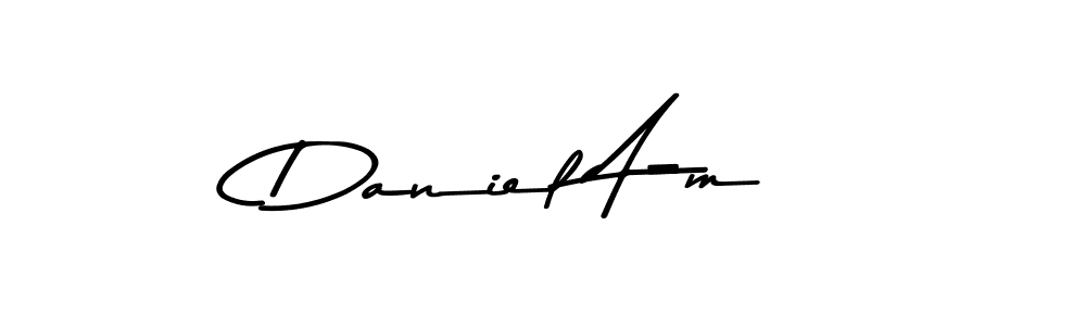 Use a signature maker to create a handwritten signature online. With this signature software, you can design (Asem Kandis PERSONAL USE) your own signature for name Daniel A-m. Daniel A-m signature style 9 images and pictures png