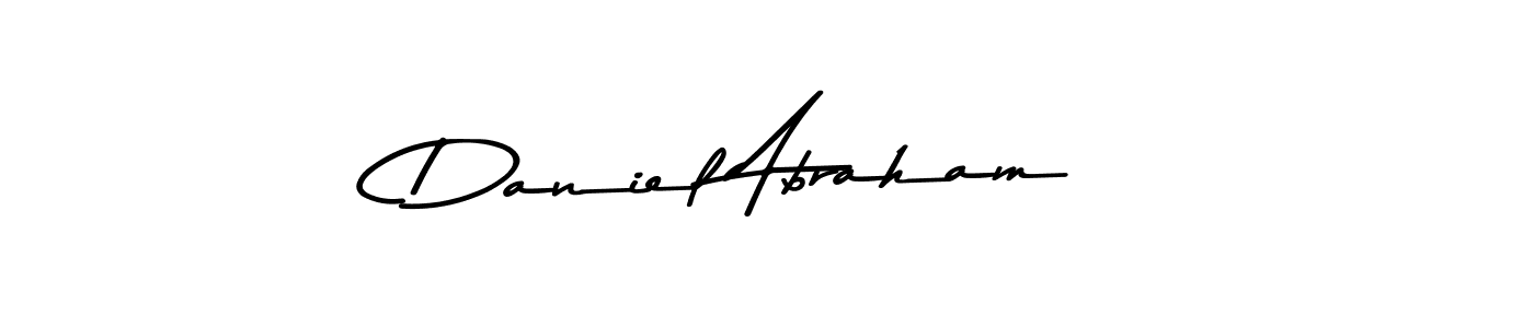 How to make Daniel Abraham name signature. Use Asem Kandis PERSONAL USE style for creating short signs online. This is the latest handwritten sign. Daniel Abraham signature style 9 images and pictures png