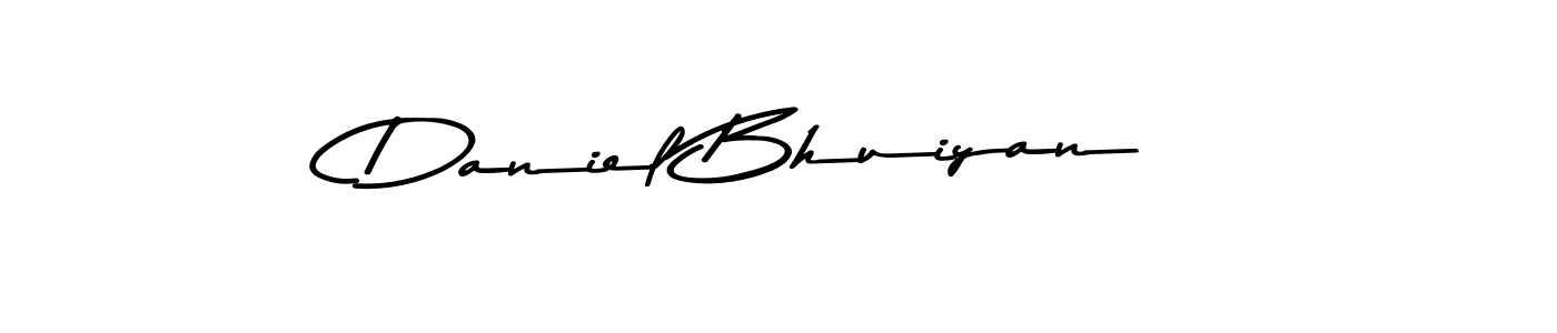 How to make Daniel Bhuiyan name signature. Use Asem Kandis PERSONAL USE style for creating short signs online. This is the latest handwritten sign. Daniel Bhuiyan signature style 9 images and pictures png