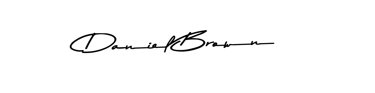 Design your own signature with our free online signature maker. With this signature software, you can create a handwritten (Asem Kandis PERSONAL USE) signature for name Daniel Brown. Daniel Brown signature style 9 images and pictures png