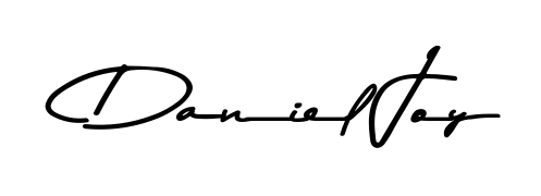 The Asem Kandis PERSONAL USE font transforms the name Daniel Joy into an executive sign with sharp precision and distinguished character. Daniel Joy signature style 9 images and pictures png