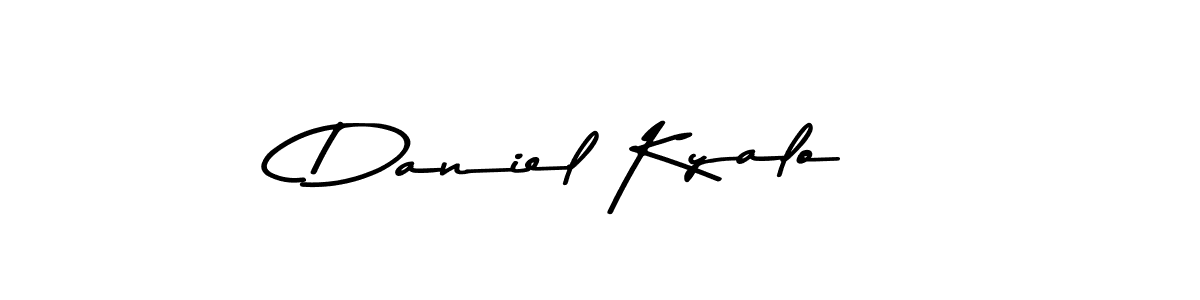 Daniel Kyalo stylish signature style. Best Handwritten Sign (Asem Kandis PERSONAL USE) for my name. Handwritten Signature Collection Ideas for my name Daniel Kyalo. Daniel Kyalo signature style 9 images and pictures png