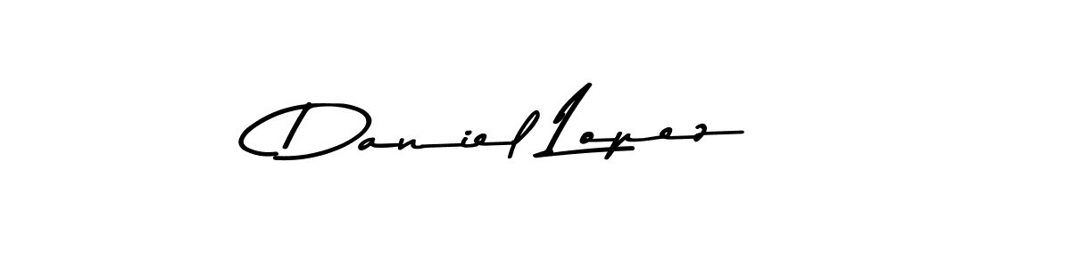 Design your own signature with our free online signature maker. With this signature software, you can create a handwritten (Asem Kandis PERSONAL USE) signature for name Daniel Lopez. Daniel Lopez signature style 9 images and pictures png
