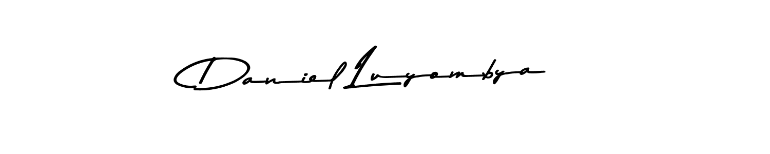 Daniel Luyombya stylish signature style. Best Handwritten Sign (Asem Kandis PERSONAL USE) for my name. Handwritten Signature Collection Ideas for my name Daniel Luyombya. Daniel Luyombya signature style 9 images and pictures png