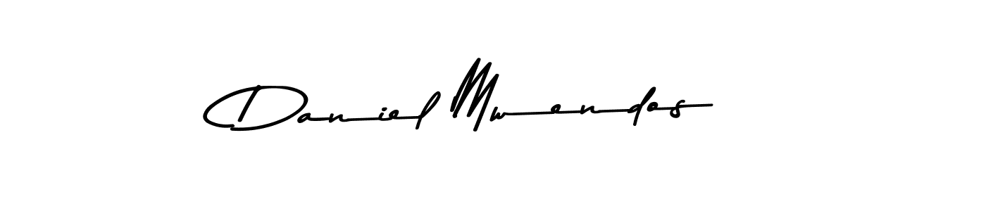 Design your own signature with our free online signature maker. With this signature software, you can create a handwritten (Asem Kandis PERSONAL USE) signature for name Daniel Mwendos. Daniel Mwendos signature style 9 images and pictures png