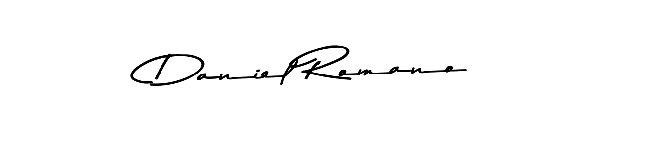 Make a beautiful signature design for name Daniel Romano. With this signature (Asem Kandis PERSONAL USE) style, you can create a handwritten signature for free. Daniel Romano signature style 9 images and pictures png