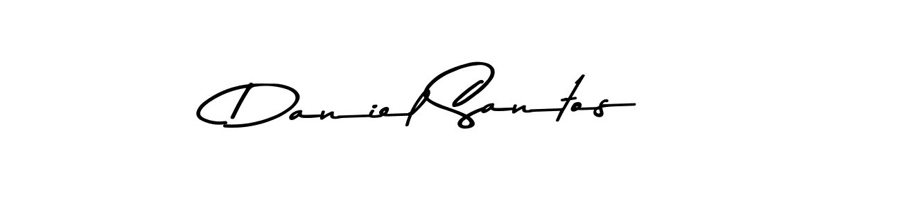 Daniel Santos stylish signature style. Best Handwritten Sign (Asem Kandis PERSONAL USE) for my name. Handwritten Signature Collection Ideas for my name Daniel Santos. Daniel Santos signature style 9 images and pictures png