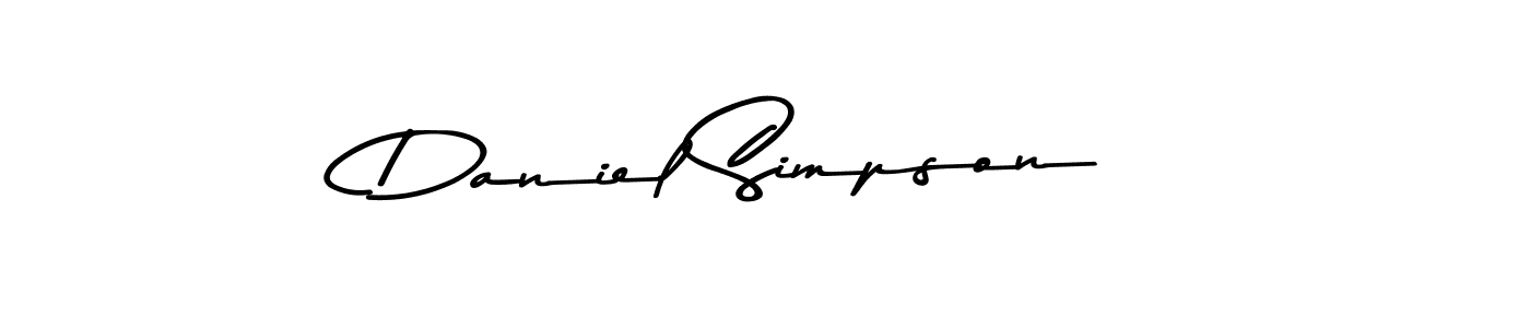 This is the best signature style for the Daniel Simpson name. Also you like these signature font (Asem Kandis PERSONAL USE). Mix name signature. Daniel Simpson signature style 9 images and pictures png