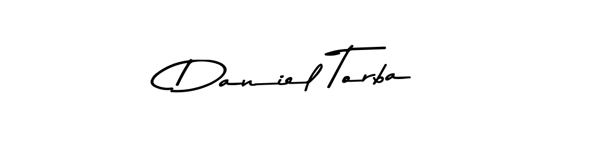 Design your own signature with our free online signature maker. With this signature software, you can create a handwritten (Asem Kandis PERSONAL USE) signature for name Daniel Torba. Daniel Torba signature style 9 images and pictures png