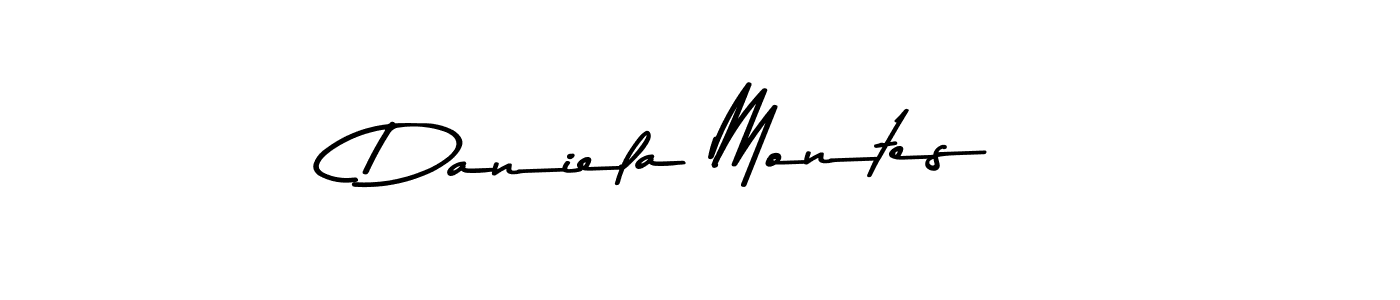 Design your own signature with our free online signature maker. With this signature software, you can create a handwritten (Asem Kandis PERSONAL USE) signature for name Daniela Montes. Daniela Montes signature style 9 images and pictures png