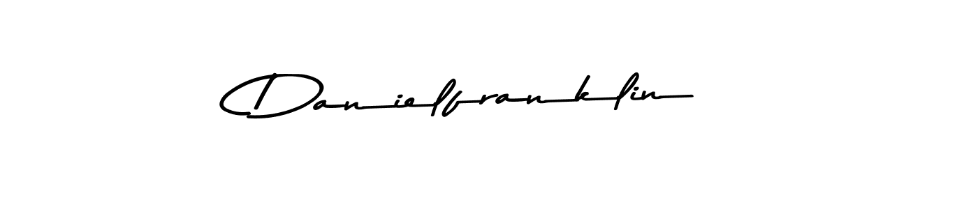 You should practise on your own different ways (Asem Kandis PERSONAL USE) to write your name (Danielfranklin) in signature. don't let someone else do it for you. Danielfranklin signature style 9 images and pictures png