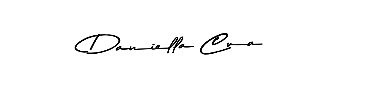 Daniella Cua stylish signature style. Best Handwritten Sign (Asem Kandis PERSONAL USE) for my name. Handwritten Signature Collection Ideas for my name Daniella Cua. Daniella Cua signature style 9 images and pictures png