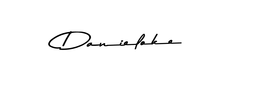 Use a signature maker to create a handwritten signature online. With this signature software, you can design (Asem Kandis PERSONAL USE) your own signature for name Danieloke. Danieloke signature style 9 images and pictures png