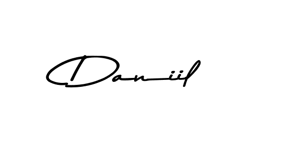 Design your own signature with our free online signature maker. With this signature software, you can create a handwritten (Asem Kandis PERSONAL USE) signature for name Daniil. Daniil signature style 9 images and pictures png