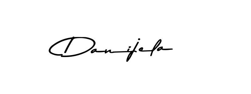 You should practise on your own different ways (Asem Kandis PERSONAL USE) to write your name (Danijela) in signature. don't let someone else do it for you. Danijela signature style 9 images and pictures png