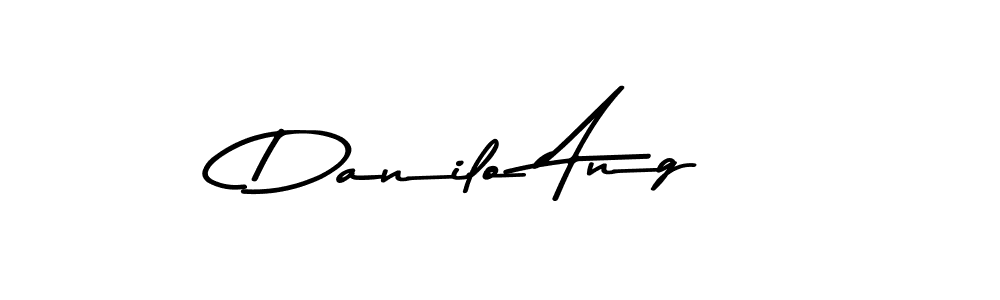 Create a beautiful signature design for name Danilo Ang. With this signature (Asem Kandis PERSONAL USE) fonts, you can make a handwritten signature for free. Danilo Ang signature style 9 images and pictures png