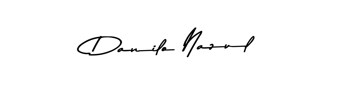 The best way (Asem Kandis PERSONAL USE) to make a short signature is to pick only two or three words in your name. The name Danilo Nazul include a total of six letters. For converting this name. Danilo Nazul signature style 9 images and pictures png