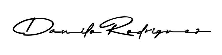 A timeless handwritten aesthetic for Danilo Rodriguez. The Asem Kandis PERSONAL USE font gives your signature a handcrafted feel with natural curves. Danilo Rodriguez signature style 9 images and pictures png