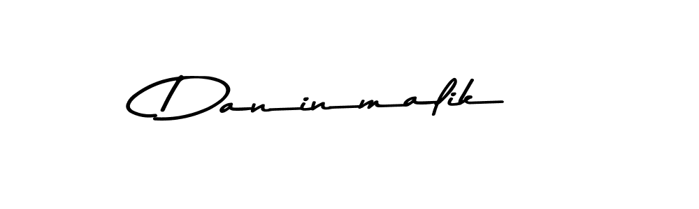 Create a beautiful signature design for name Daninmalik. With this signature (Asem Kandis PERSONAL USE) fonts, you can make a handwritten signature for free. Daninmalik signature style 9 images and pictures png