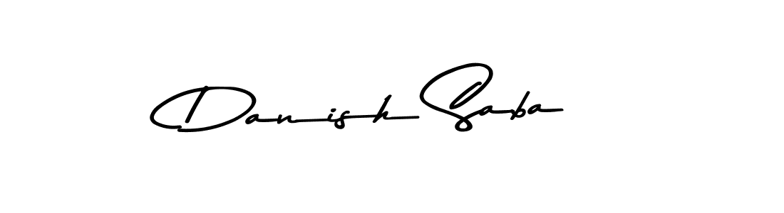 Make a beautiful signature design for name Danish Saba. With this signature (Asem Kandis PERSONAL USE) style, you can create a handwritten signature for free. Danish Saba signature style 9 images and pictures png