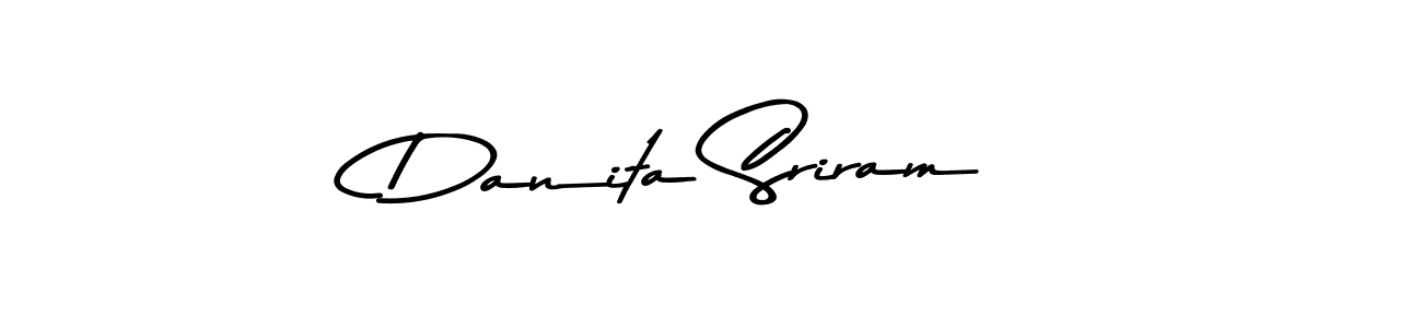 This is the best signature style for the Danita Sriram name. Also you like these signature font (Asem Kandis PERSONAL USE). Mix name signature. Danita Sriram signature style 9 images and pictures png