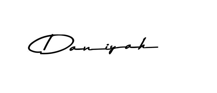 Also we have Daniyah name is the best signature style. Create professional handwritten signature collection using Asem Kandis PERSONAL USE autograph style. Daniyah signature style 9 images and pictures png